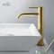 Kibi Circular Single Handle Bathroom Vessel Sink Faucet with Pop Up Drain C-KBF1009BG-KPW101BG - alternate 3